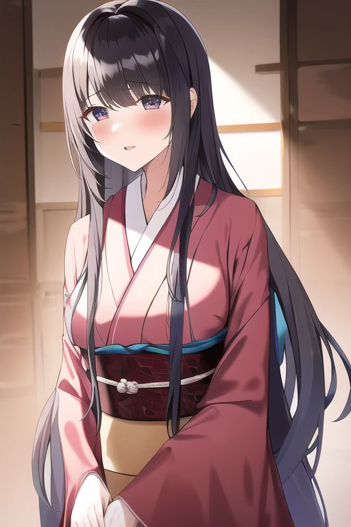 [NovelAI] cabello largo mujer Obra maestra kimono [Ilustración]